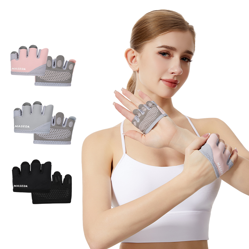 Yoga Pilates Yoga - Par de Guantes Deportivos sin Dedos:
