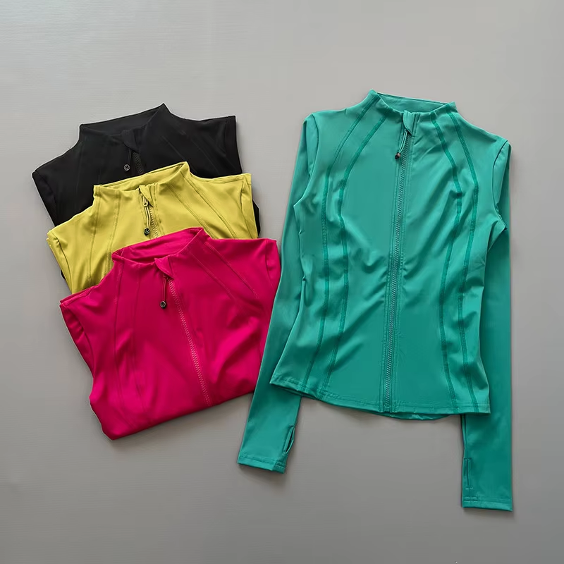 Pilates Yoga Jacket - Chaqueta Deportiva de Manga Larga con