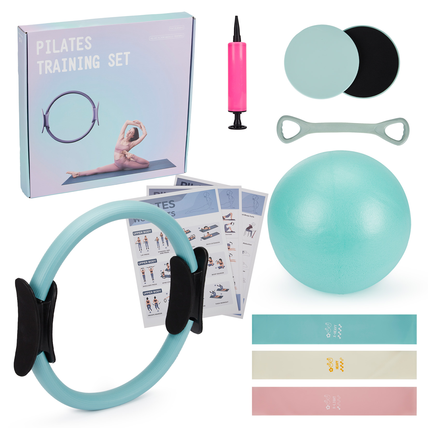 Pilates Yoga Barre - Set de Entrenamiento de Pilates, Anillo