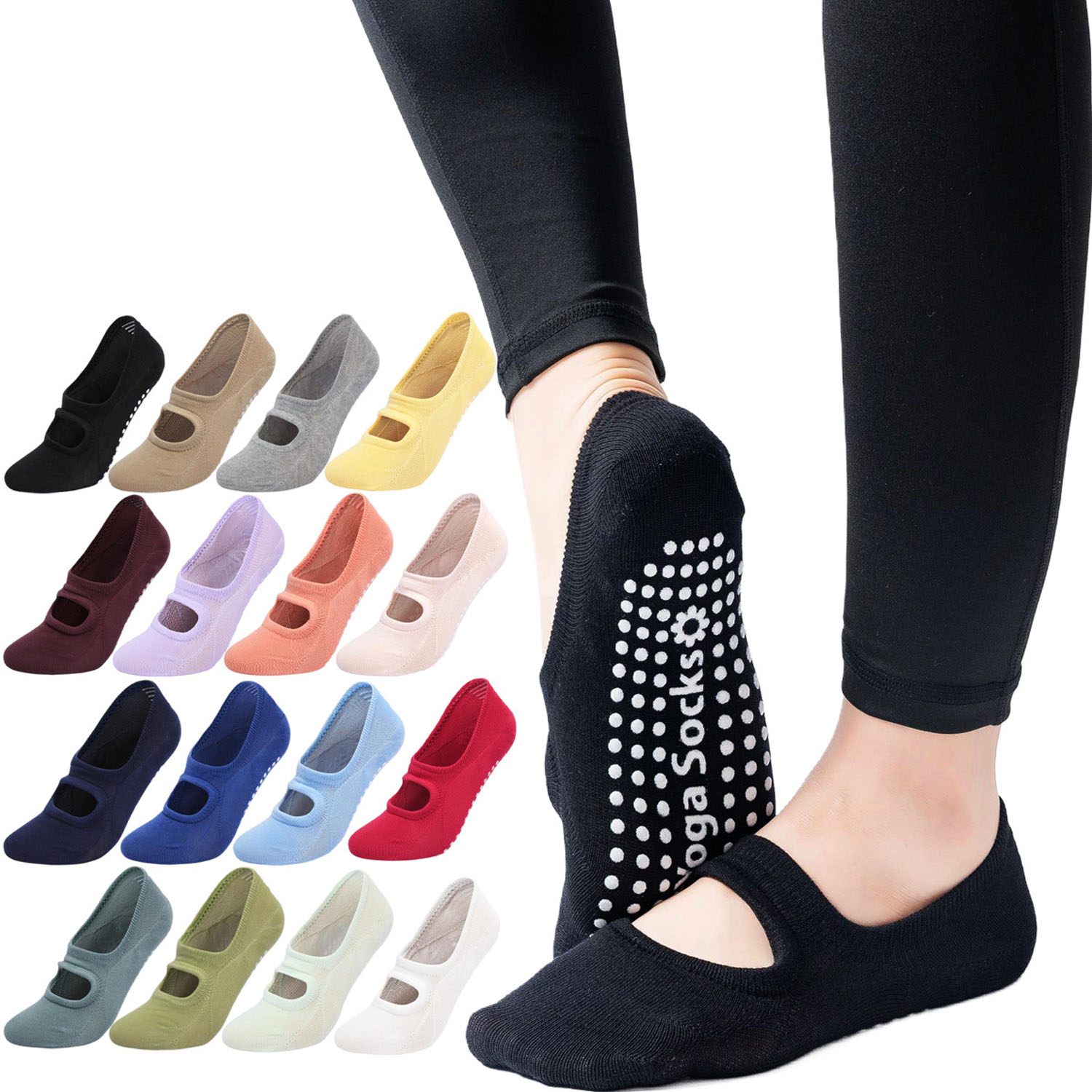 Calcetines de Yoga de Alta Cal - Pilates Yoga Gym reseña y precio