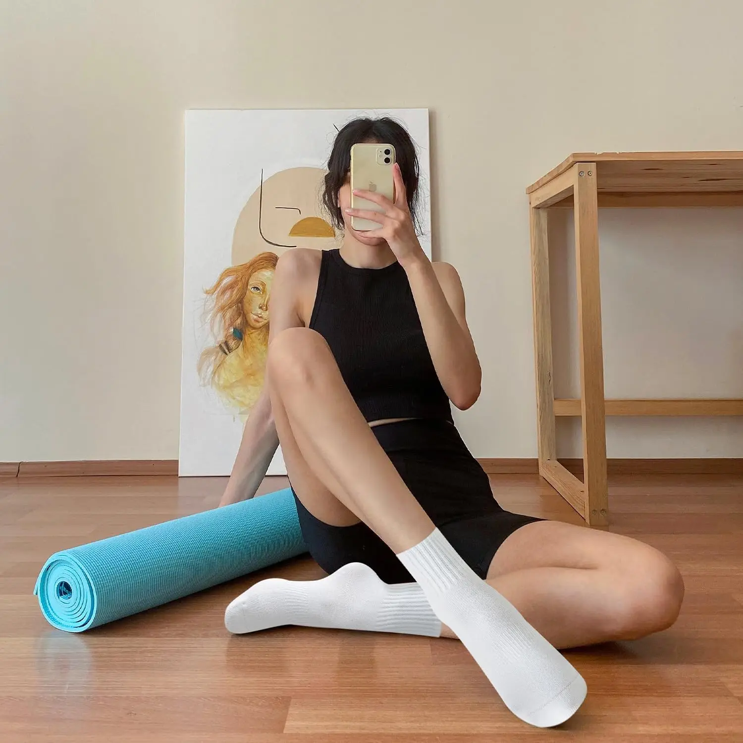 4 pares de calcetines de yoga  - Yoga Pilates Yoga reseña y precio