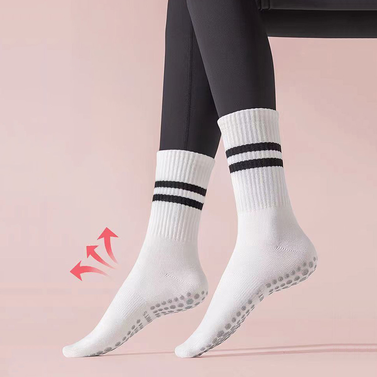 3 pares de calcetines largos d - Pilates Yoga Barre reseña y precio