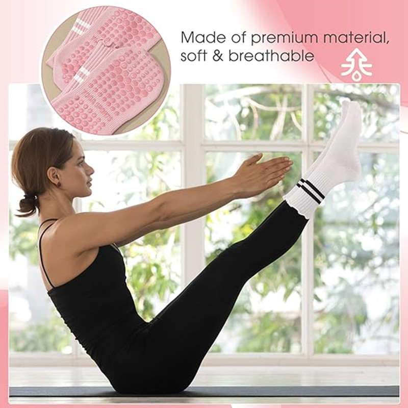 1 Par de Calcetines de Pilates - Pilates Yoga Barre reseña y precio